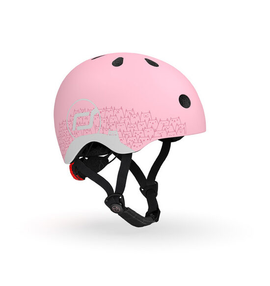 Scoot and Ride Reflective Helmet Rose XXS-S